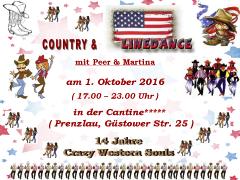 Line Dance-Party am 1.10. 2016 